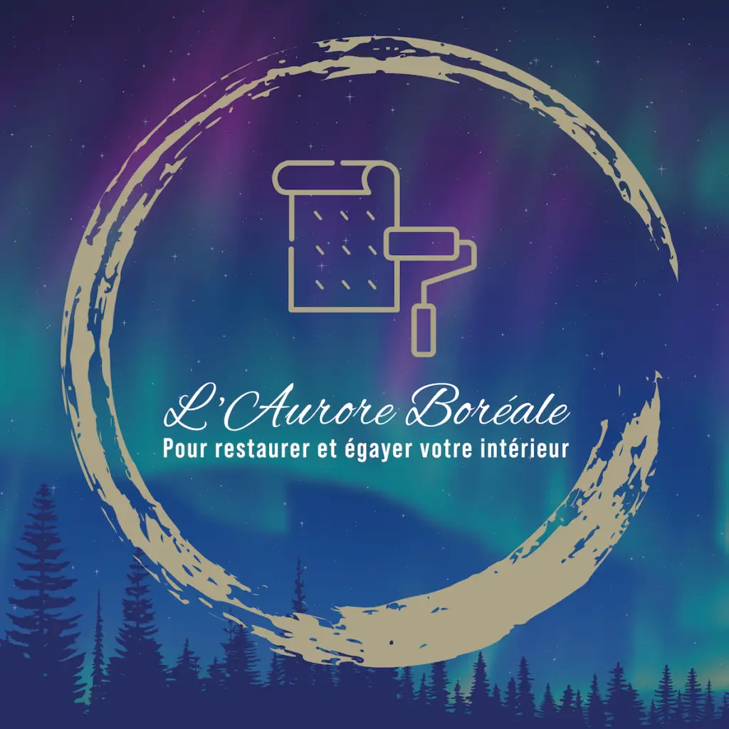 Logo Aurore Boréale, artisan peintre en travaux et décoration d'intérieur